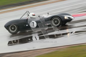 © Octane Photographic Ltd. HSCC Donington Park 18th May 2012. Guards Trophy for Sport Racing Cars. Nick Thompson & Sean McClurg - Elva Mk7S. Digital ref : 0247cb1d8284
