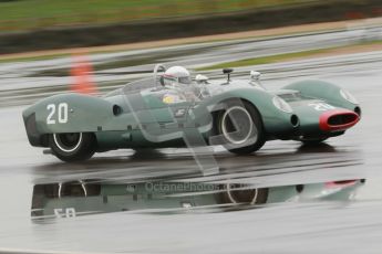 © Octane Photographic Ltd. HSCC Donington Park 18th May 2012. Guards Trophy for Sport Racing Cars. Michael O'Shea - Copper Maserati. Digital ref : 0247cb1d8348