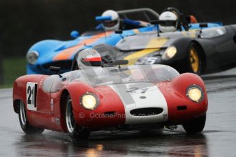 © Octane Photographic Ltd. HSCC Donington Park 18th May 2012. Guards Trophy for Sport Racing Cars. Peter Alexander - Merlyn Mk6. Digital ref : 0247cb7d5670