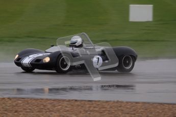 © Octane Photographic Ltd. HSCC Donington Park 18th May 2012. Guards Trophy for Sport Racing Cars. Nick Thompson & Sean McClurg - Elva Mk7S. Digital ref : 0247lw7d8959