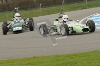 © Octane Photographic Ltd. HSCC Donington Park 17th March 2012. Historic Formula Ford Championship. Robert Wainwright -  Elden Mk8. Digital ref : 0240cb1d6604