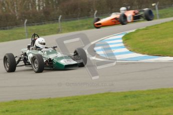 © Octane Photographic Ltd. HSCC Donington Park 17th March 2012. Historic Formula Ford Championship. Andrew MacGregor - Hawke DL2B. Digital ref : 0240cb1d6606