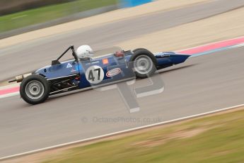 © Octane Photographic Ltd. HSCC Donington Park 17th March 2012. Historic Formula Ford Championship. Louis Hanjoul - Elden Mk8/10. Digital ref : 0240cb1d6687