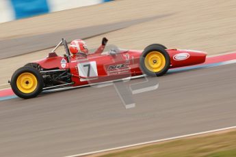 © Octane Photographic Ltd. HSCC Donington Park 17th March 2012. Historic Formula Ford Championship. Derek Rodgers - Merlyn Mk11A/17. Digital ref : 0240cb1d6707