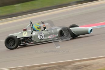 © Octane Photographic Ltd. HSCC Donington Park 17th March 2012. Historic Formula Ford Championship. John Farrell - Merlyn Mk.IIA. Digital ref : 0240cb1d6713