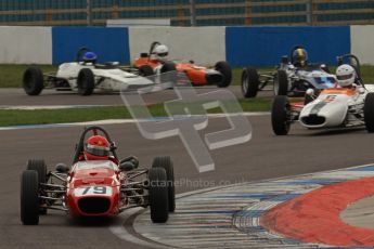© Octane Photographic Ltd. HSCC Donington Park 17th March 2012. Historic Formula Ford Championship. Ferrao - Merlyn Mk20 followed by Stuart Baird - Merlyn Mk11A. Digital ref : 0240lw7d4322