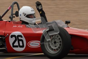 © Octane Photographic Ltd. HSCC Donington Park 17th March 2012. Historic Formula Ford Championship. John Slack - Lola T200. Digital ref : 0240lw7d4426