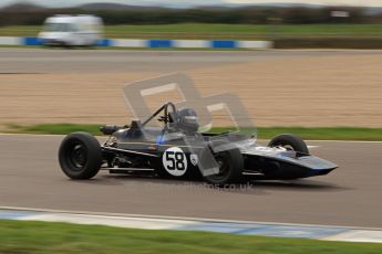 © Octane Photographic Ltd. HSCC Donington Park 17th March 2012. Historic Formula Ford Championship. John Crowell - Elden Mk8. Digital ref : 0240lw7d4755