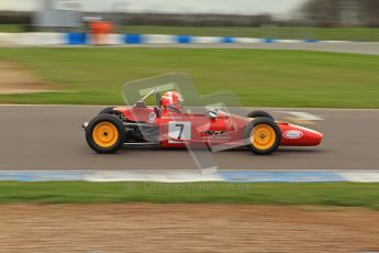© Octane Photographic Ltd. HSCC Donington Park 17th March 2012. Historic Formula Ford Championship. Derek Rodger - Merlyn Mk11A/17. Digital ref : 0240lw7d4820