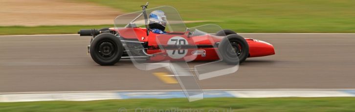 © Octane Photographic Ltd. HSCC Donington Park 17th March 2012. Historic Formula Ford Championship. Simon Baines - Merlyn Mk20. Digital ref : 0240lw7d4994