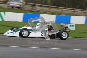 © Octane Photographic Ltd. HSCC Donington Park 17th March 2012. Historic Formula Ford 2000 Championship. David Clark - Dulon MP21. Digital ref : 0251lw7d1329