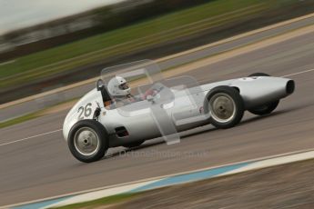 © Octane Photographic Ltd. HSCC Donington Park 17th March 2012. Historic Formula Junior Championship (Front engine). Roger Dexter - Gemini Mkii. Digital ref : 0241cb1d7004