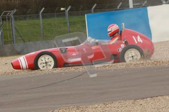 © Octane Photographic Ltd. HSCC Donington Park 17th March 2012. Historic Formula Junior Championship (Front engine). Keith Roach - Condor S2. Digital ref : 0241cb1d7056