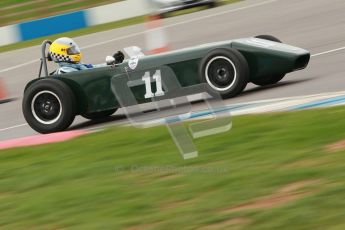 © Octane Photographic Ltd. HSCC Donington Park 17th March 2012. Historic Formula Junior Championship (Front engine). Brian Mitcham - Mallock U2. Digital ref : 0241cb1d7103