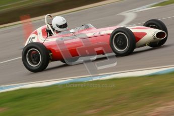 © Octane Photographic Ltd. HSCC Donington Park 17th March 2012. Historic Formula Junior Championship (Front engine). Simon Goodliff - Lola Mk2. Digital ref : 0241cb1d7114