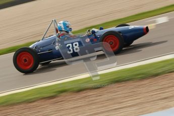 © Octane Photographic Ltd. HSCC Donington Park 17th March 2012. Historic Formula Junior Championship (Front engine). Wyn Lewis - Kieft FJ. Digital ref : 0241cb1d7203