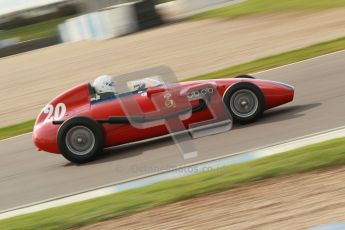 © Octane Photographic Ltd. HSCC Donington Park 17th March 2012. Historic Formula Junior Championship (Front engine). Pat Barford - Stanguellini. Digital ref : 0241cb1d7207
