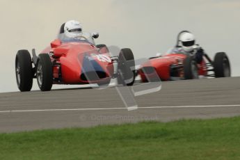 © Octane Photographic Ltd. HSCC Donington Park 17th March 2012. Historic Formula Junior Championship (Front engine). Pat Barford.- Stanguellini. Digital ref : 0241cb7d3870