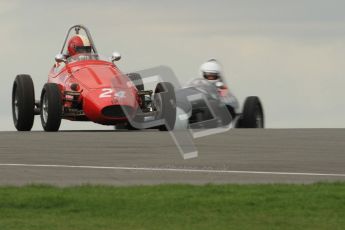 © Octane Photographic Ltd. HSCC Donington Park 17th March 2012. Historic Formula Junior Championship (Front engine). Mike Waller - PM Poggi. Digital ref : 0241cb7d3874