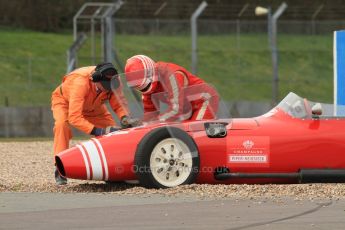 © Octane Photographic Ltd. HSCC Donington Park 17th March 2012. Historic Formula Junior Championship (Front engine). Keith Roach - Condor S2. Digital ref : 0241cb7d3885