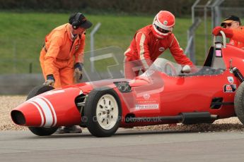 © Octane Photographic Ltd. HSCC Donington Park 17th March 2012. Historic Formula Junior Championship (Front engine). Keith Roach - Condor S2. Digital ref : 0241cb7d3888