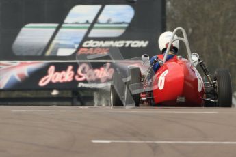 © Octane Photographic Ltd. HSCC Donington Park 17th March 2012. Historic Formula Junior Championship (Front engine). Stephen Barlow - BMC MK1. Digital ref : 0241cb7d3901