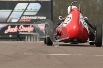 © Octane Photographic Ltd. HSCC Donington Park 17th March 2012. Historic Formula Junior Championship (Front engine). David Bishop - Elva 100. Digital ref : 0241cb7d3918