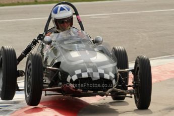 © Octane Photographic Ltd. HSCC Donington Park 17th March 2012. Historic Formula Junior Championship (Front engine). John Chisholm - Gemini Mk2. Digital ref : 0241cb7d3994