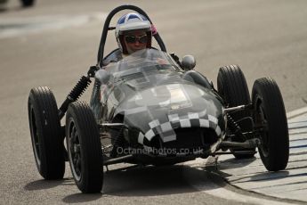 © Octane Photographic Ltd. HSCC Donington Park 17th March 2012. Historic Formula Junior Championship (Front engine). John Chisholm - Gemini Mk2. Digital ref : 0241cb7d4060