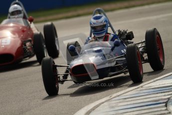 © Octane Photographic Ltd. HSCC Donington Park 17th March 2012. Historic Formula Junior Championship (Front engine). Wyn Lewis - Kieft FJ. Digital ref : 0241cb7d4071