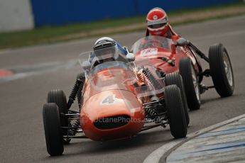 © Octane Photographic Ltd. HSCC Donington Park 17th March 2012. Historic Formula Junior Championship (Front engine). Derek Walker - Terrier Mk IV. Digital ref : 0241cb7d4093