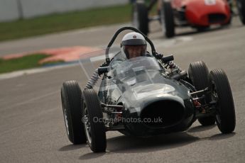 © Octane Photographic Ltd. HSCC Donington Park 17th March 2012. Historic Formula Junior Championship (Front engine). William Grimshaw - Moorland Mk1. Digital ref : 0241cb7d4125