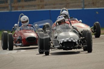 © Octane Photographic Ltd. HSCC Donington Park 17th March 2012. Historic Formula Junior Championship (Front engine). John Chisholm - Gemini Mk2. Digital ref : 0241cb7d4156