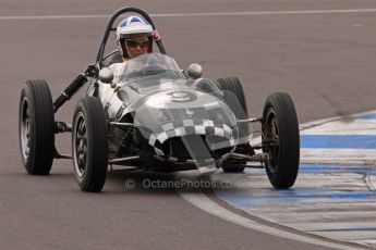 © Octane Photographic Ltd. HSCC Donington Park 17th March 2012. Historic Formula Junior Championship (Front engine). Stephen Barlow - BMC MK1. Digital ref : 0241lw7d5570