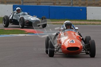© Octane Photographic Ltd. HSCC Donington Park 17th March 2012. Historic Formula Junior Championship (Front engine). Derek Walker - Terrier Mk IV. Digital ref : 0241lw7d5613