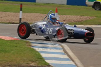 © Octane Photographic Ltd. HSCC Donington Park 17th March 2012. Historic Formula Junior Championship (Front engine). Wyn Lewis - Kieft FJ. Digital ref : 0241lw7d5791