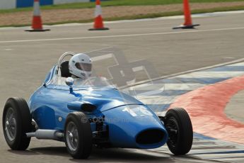 © Octane Photographic Ltd. HSCC Donington Park 17th March 2012. Historic Formula Junior Championship (Front engine). Gordon Wright - Stanguellini. Digital ref : 0241lw7d5997