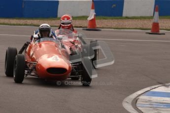 © Octane Photographic Ltd. HSCC Donington Park 17th March 2012. Historic Formula Junior Championship (Front engine). Derek Walker - Terrier Mk IV. Digital ref : 0241lw7d6007