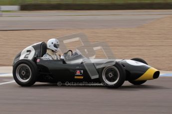 © Octane Photographic Ltd. HSCC Donington Park 17th March 2012. Historic Formula Junior Championship (Front engine). Jack Woodhouse - Elva 100. Digital ref : 0241lw7d6072