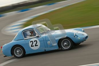 © Octane Photographic Ltd. HSCC Donington Park 17th March 2012. Historic Road Sports Championship. David Bishop - Elva 100. Digital ref : 0242cb1d7269