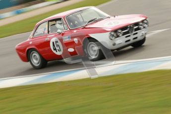 © Octane Photographic Ltd. HSCC Donington Park 17th March 2012. Historic Road Sports Championship. Johan Denekamp - Alfa Romeo GTV. Digital ref : 0242cb1d7322