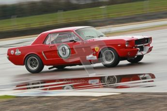 © Octane Photographic Ltd. HSCC Donington Park 18th March 2012. Historic Touring car Championship (over 1600cc). David Betts - Ford Mustang. Digital ref : 0249cb1d8534
