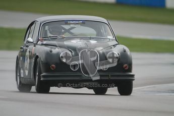 © Octane Photographic Ltd. HSCC Donington Park 18th March 2012. Historic Touring car Championship (over 1600cc). Graeme Dodd - Jaguar Mkii. Digital ref : 0249cb7d6037