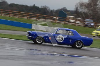 © Octane Photographic Ltd. HSCC Donington Park 18th March 2012. Historic Touring car Championship (over 1600cc). Simon Miller - Ford Mustang. Digital ref : 0249lw7d9883