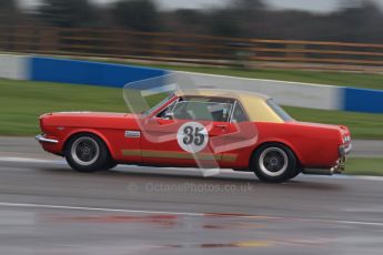 © Octane Photographic Ltd. HSCC Donington Park 18th March 2012. Historic Touring car Championship (over 1600cc). Richard Dutton - Ford Mustang. Digital ref : 0249lw7d9975