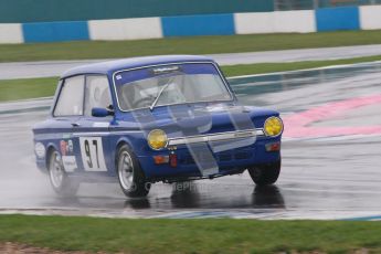 © Octane Photographic Ltd. HSCC Donington Park 18th May 2012. Historic Touring car Championship (up to 1600cc). David Heale - Hillman Imp. Digital ref : 0246cb1d7994