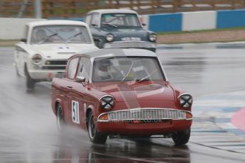 © Octane Photographic Ltd. HSCC Donington Park 18th May 2012. Historic Touring car Championship (up to 1600cc). James Claridge - Ford Anglia. Digital ref : 0246cb1d8019