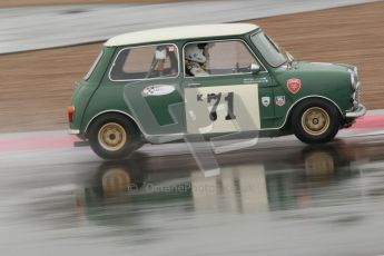 © Octane Photographic Ltd. HSCC Donington Park 18th May 2012. Historic Touring car Championship (up to 1600cc). Marc Earnshaw - Austin Mini Cooper S. Digital ref : 0246cb1d8031