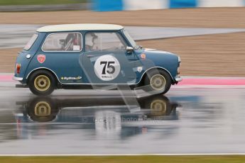 © Octane Photographic Ltd. HSCC Donington Park 18th May 2012. Historic Touring car Championship (up to 1600cc). Tim Harber - Austin Mini. Digital ref : 0246cb1d8050