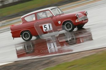 © Octane Photographic Ltd. HSCC Donington Park 18th May 2012. Historic Touring car Championship (up to 1600cc). James Claridge - Ford Anglia. Digital ref : 0246cb1d8065